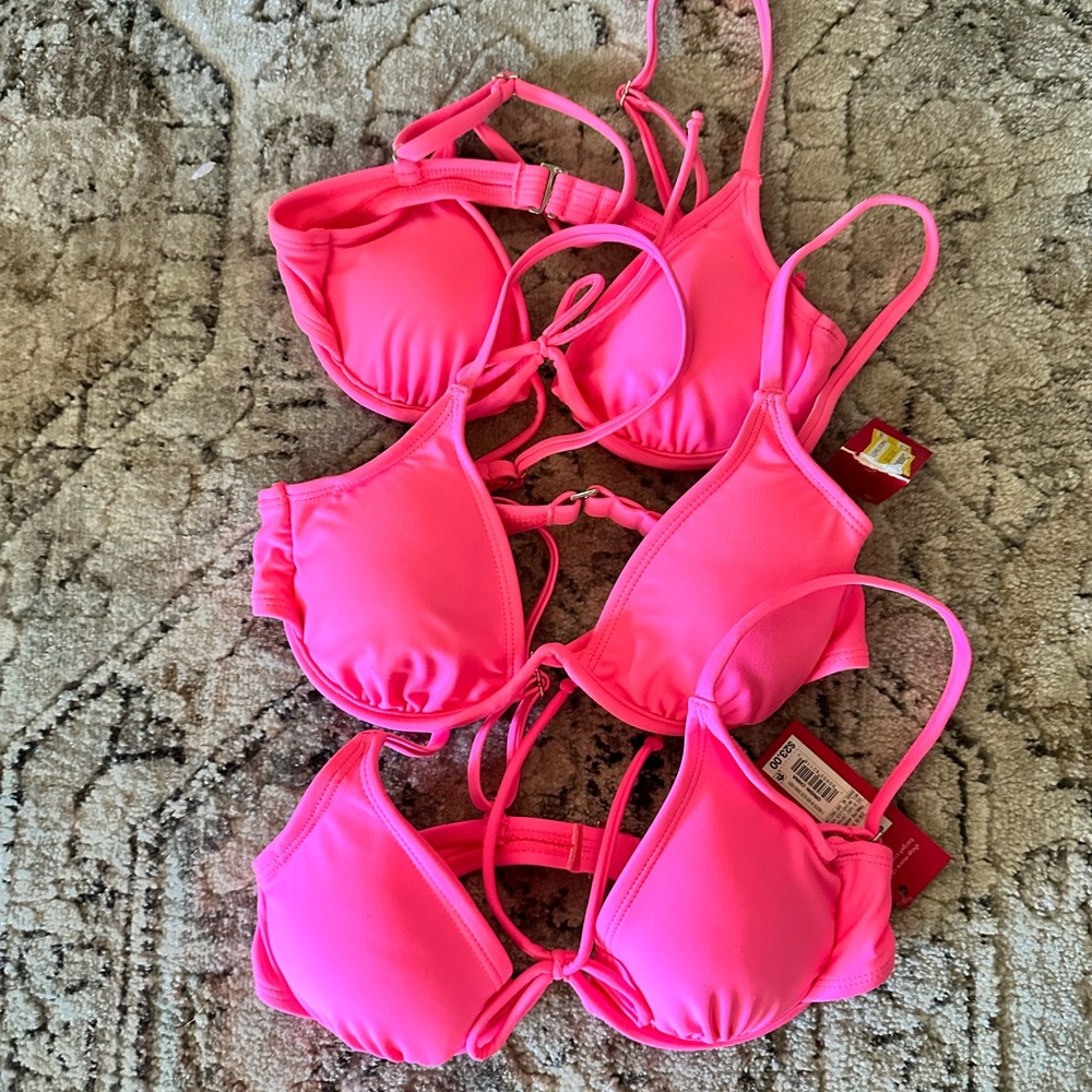 Bright pink Xhilaration bathing suit